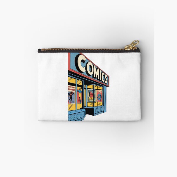 Item preview, Retro Comic Book Shopfront – Vintage Minimalist Design designed and sold by OldSchoolRetro.