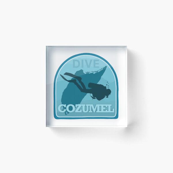 Item preview, Dive Cozumel - Scuba Diving Design designed and sold by LittleLinesForU.