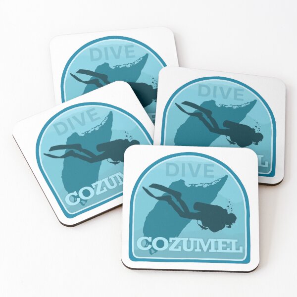 Item preview, Dive Cozumel - Scuba Diving Design designed and sold by LittleLinesForU.
