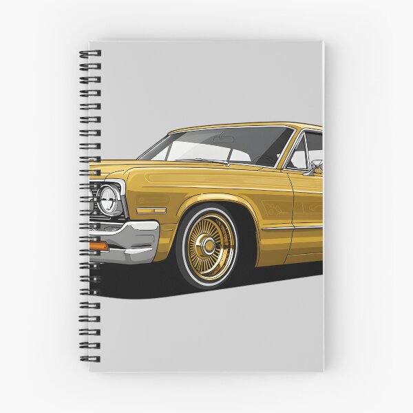 Artikelvorschau, Vintage Gold 1960er Lowrider Illustration entworfen und verkauft von Brendan Arthur Ring.