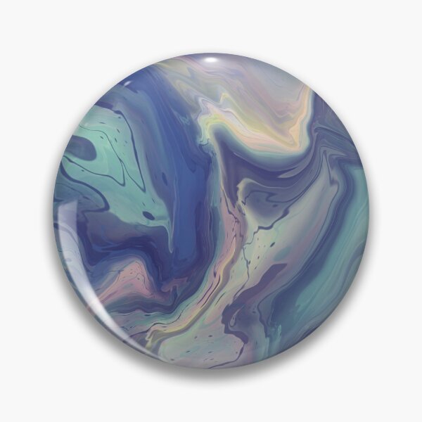 Item preview, Vibrant Swirls 2: Abstract Gray, Purple, Blue and Teal Fluid Art designed and sold by Sunshine’s Treasures & Art.