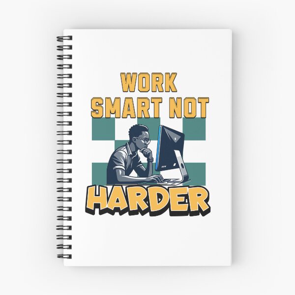 Item preview, WORK SMART NOT HARDER designed and sold by freshwear design.
