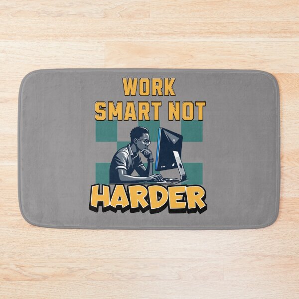 Item preview, WORK SMART NOT HARDER designed and sold by freshwear design.