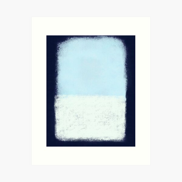 Aperçu de l'œuvre Résumé de Bleu Coastal créée et vendue par BleuAbstracts.