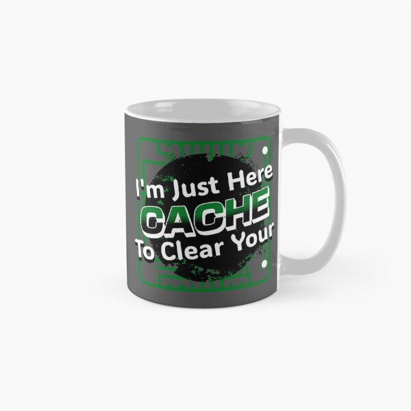 Item preview, Funny Tech // Clear Cache Green designed and sold by 3rd Eye Perceptions.