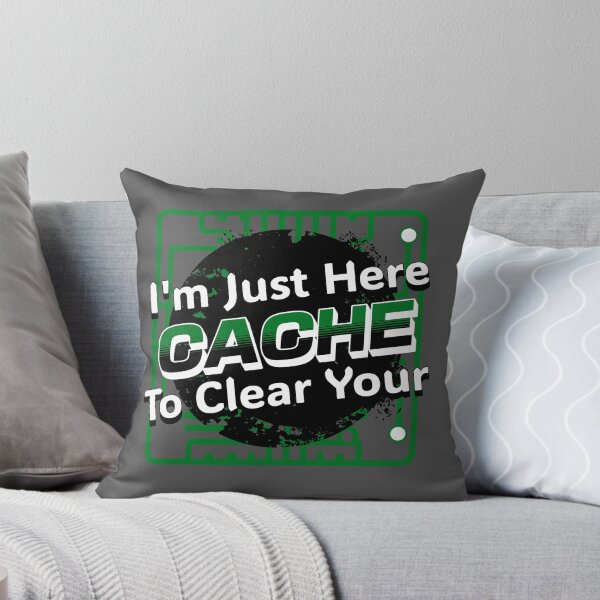 Item preview, Funny Tech // Clear Cache Green designed and sold by 3rd Eye Perceptions.