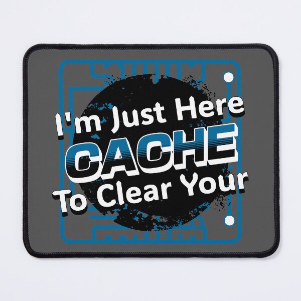 Item preview, Funny Tech // Clear Cache Blue designed and sold by 3rd Eye Perceptions.