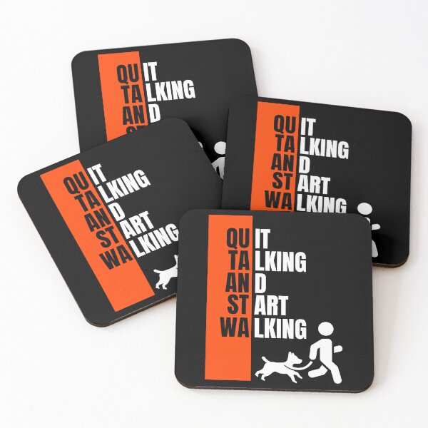 Item preview, Quit Talking And Start Walking Dog Walker designed and sold by AussieMomma.