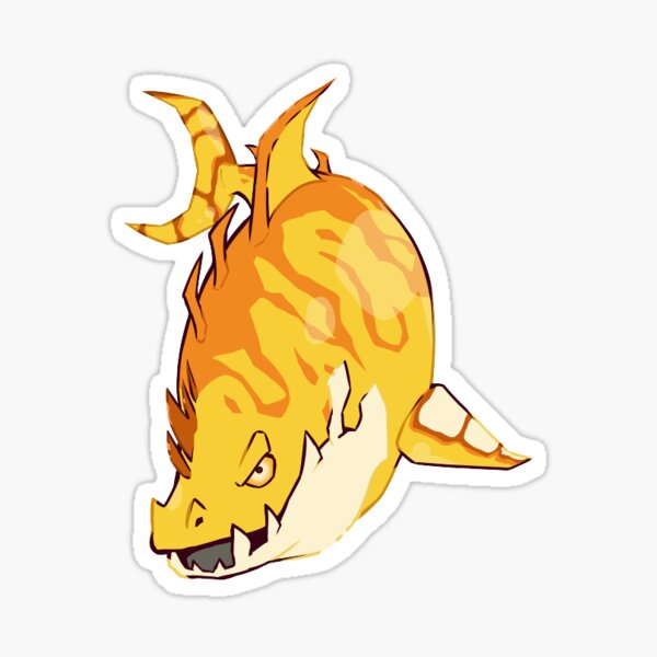 Item preview, Jak and Daxter Shark Sticker designed and sold by WatchrsWorkshop.