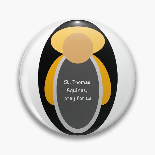 Item preview, St. Thomas Aquinas, Pray for Us figure designed and sold by call-emily.