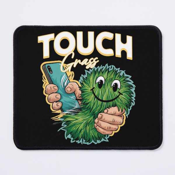 Item preview, "Touch Grass" – Funny Digital Detox Meme designed and sold by The People’s Punchline.