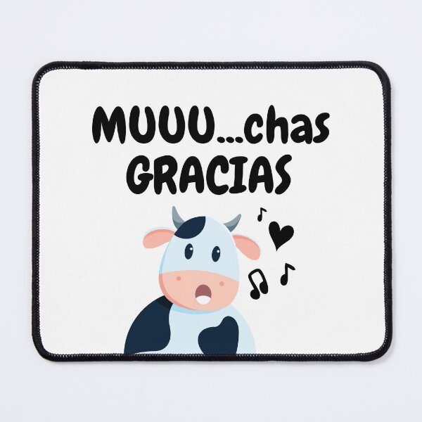 Item preview, Moochas Gracias – Funny Cow Pun designed and sold by safetysignprod.