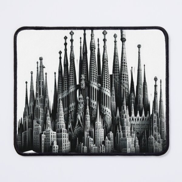 Item preview, Gothic Barcelona Sticker Premium Cool Trendy Best Gift designed and sold by Imaginarium of Chaos falcon88 .