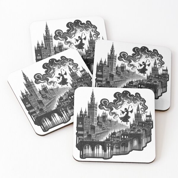 Item preview, Dreamlike Seville Sticker  Premium Cool Trendy Best Gift designed and sold by Imaginarium of Chaos falcon88 .