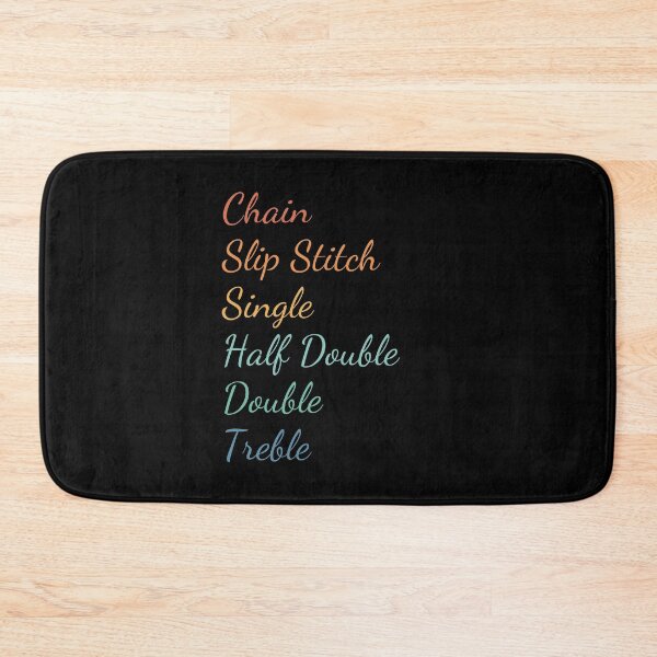 Item preview, ch, sl st, sc, hdc, dc, tr designed and sold by DanielleRoseCO.