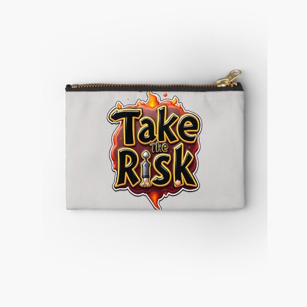 Item preview, "Take The Risk" Bold Motivational Quote sticker designed and sold by Thread-Verse.