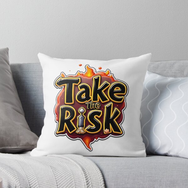 Item preview, "Take The Risk" Bold Motivational Quote sticker designed and sold by Thread-Verse.