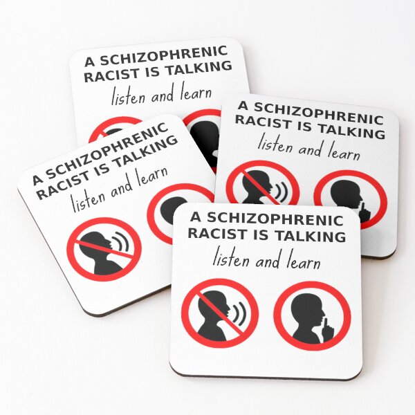 Item preview, A schizophrenic racist is talking listen and learn designed and sold by BasedEmporium.