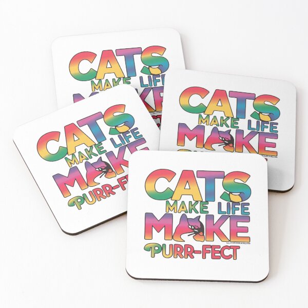 Item preview, Cats Make Life Purr-fect T-Shirt – The Ultimate Tee for Cat Lovers! ?/CatLover,PurrfectLife, MeowMagic, FelineFine, CatMomLife, PawsomeLove,  designed and sold by NinaCreator.