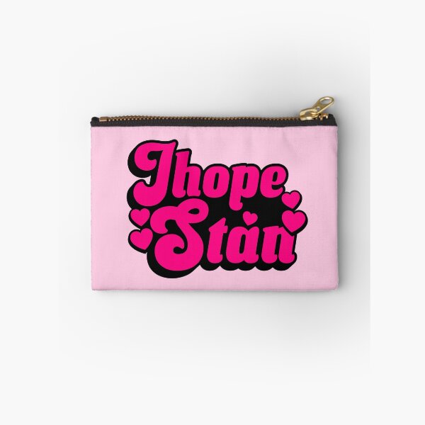 Item preview, BTS bangtan jhope stan pink typography text morcaworks designed and sold by Morcawork.