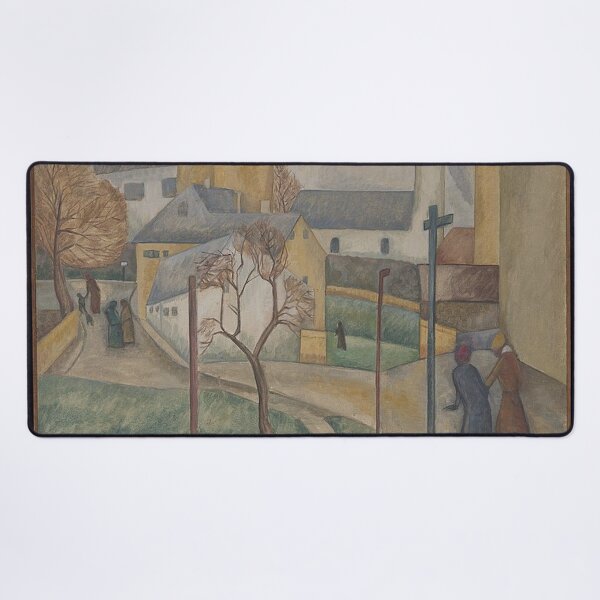 Item preview, Village Street (Sometimes) Winter designed and sold by tomorrowsart.