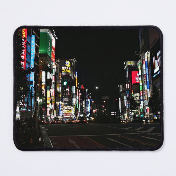 Item preview, Shinjuku at Night designed and sold by JulieMaxwell.