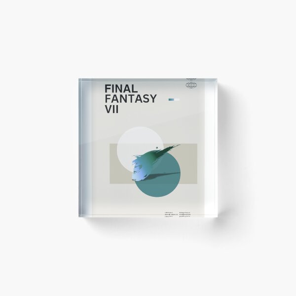 Item preview, Final Fantasy 7 logo designed and sold by jacksonbutler.