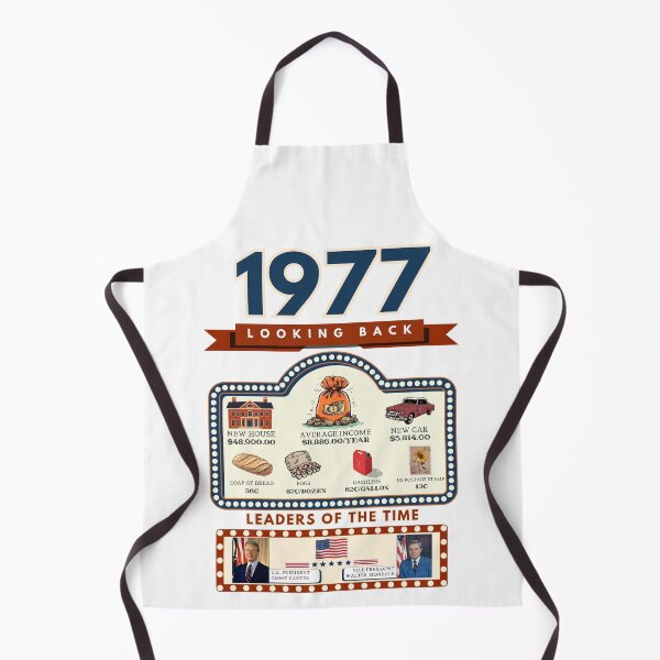 Item preview, 1977 Vintage Price Comparison - A Look Back at Housing, Income, and Everyday Costs - Retro U.S. History Design designed and sold by ETOemporium.