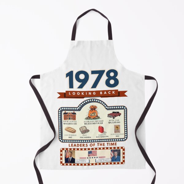 Item preview, 1978 Vintage Price Comparison - A Look Back at Housing, Income, and Everyday Costs - Retro U.S. History Design designed and sold by ETOemporium.