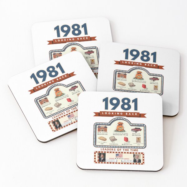 Item preview, 1981 Vintage Price Comparison - A Look Back at Housing, Income, and Everyday Costs - Retro U.S. History Design designed and sold by ETOemporium.