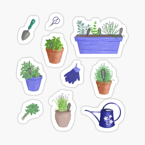 Item preview, Culinary Herb Garden designed and sold by Caitie-M.