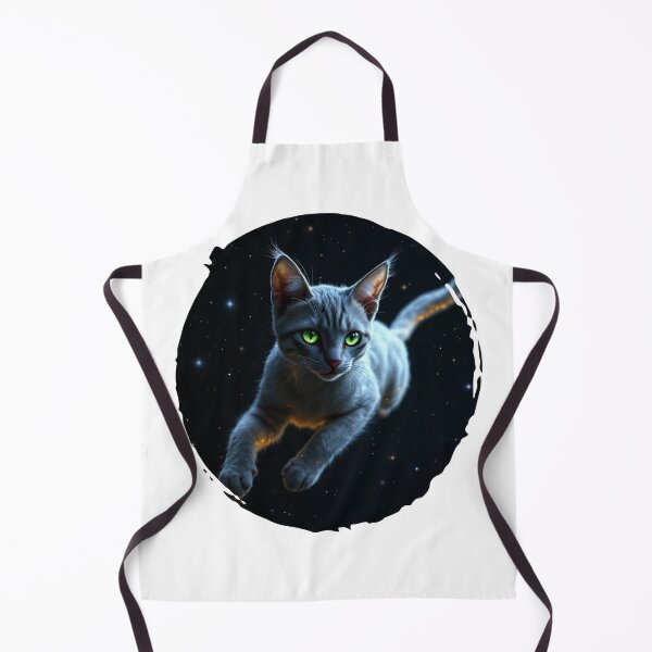 Item preview, Cosmic Cat – Grey Feline Floating in Space designed and sold by MTeesGA.