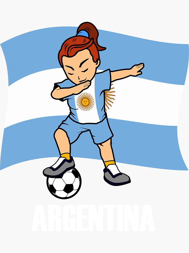 Dabbing Soccer Argentina Jersey Shirt - Argentinian Football Dabbing Soccer Argentina Jersey Shirt - Argentinian Football