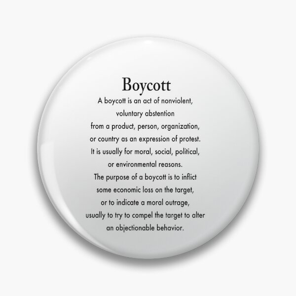 Item preview, Boycott definition designed and sold by DavidMay.