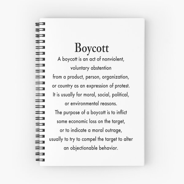 Item preview, Boycott definition designed and sold by DavidMay.