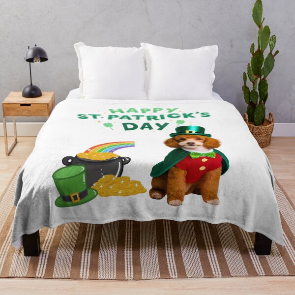 Item preview, Lucky Red Toy Poodle Leprechaun – St. Patrick’s Day Delight designed and sold by Fredster1966.