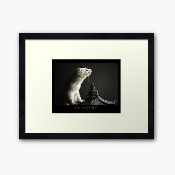 I M A G I N E Framed Art Print