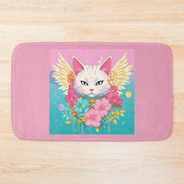 Item preview, Cat angel among roses. designed and sold by Natalia-Vlad.