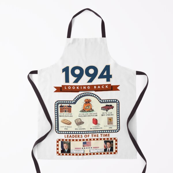 Item preview, 1994 Vintage Price Comparison - A Look Back at Housing, Income, and Everyday Costs - Retro U.S. History Design designed and sold by ETOemporium.