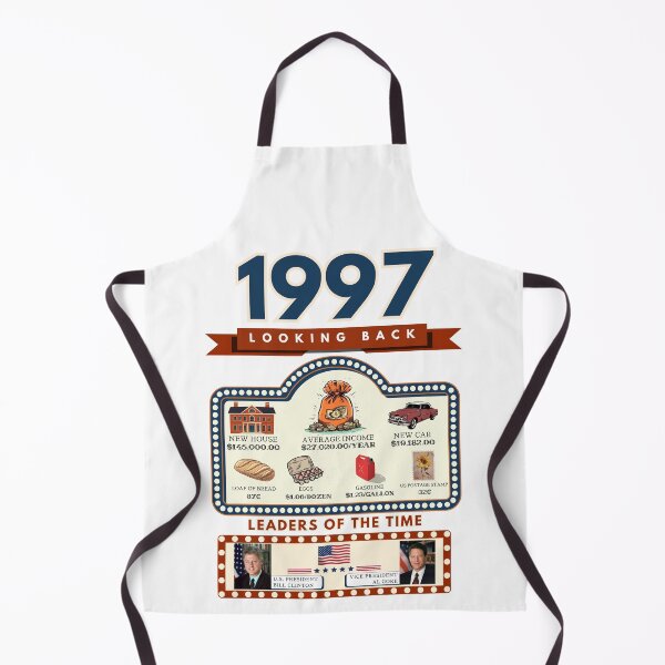 Item preview, 1997 Vintage Price Comparison - A Look Back at Housing, Income, and Everyday Costs - Retro U.S. History Design designed and sold by ETOemporium.
