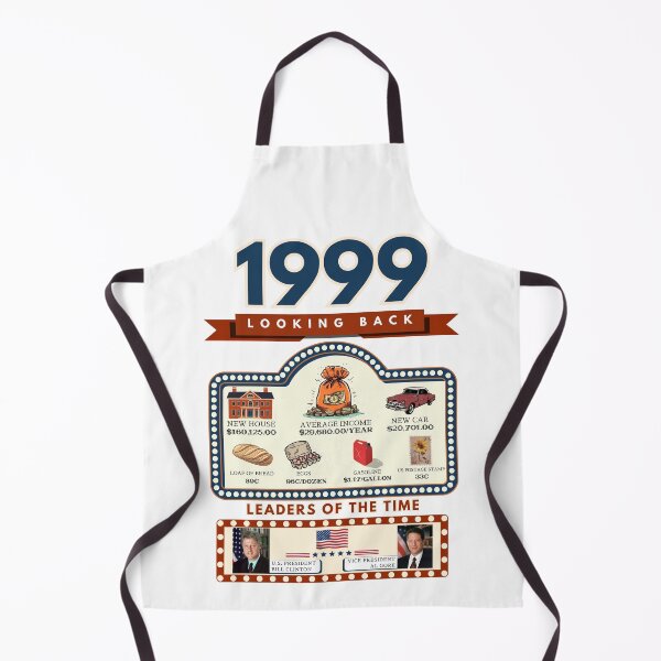 Item preview, 1999 Vintage Price Comparison - A Look Back at Housing, Income, and Everyday Costs - Retro U.S. History Design designed and sold by ETOemporium.