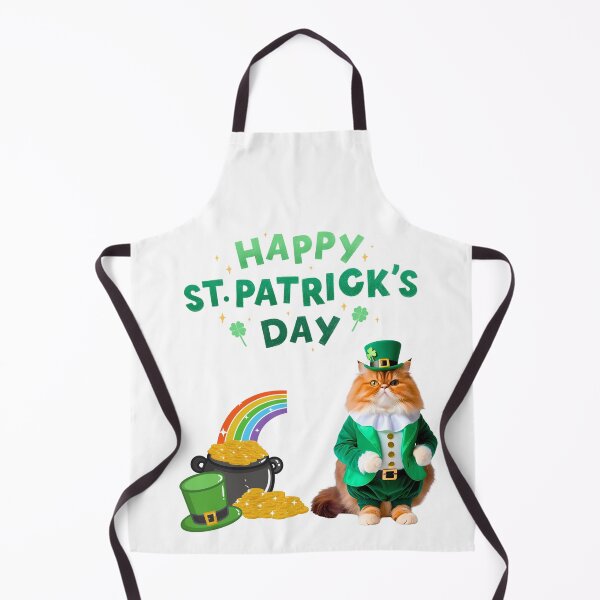 Item preview, Lucky Persian Cat Leprechaun – St. Patrick’s Day Charm designed and sold by Fredster1966.