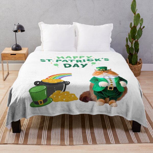 Artikelvorschau, Glücksbringer: Perserkatze Leprechaun – Glücksbringer zum St. Patrick’s Day entworfen und verkauft von Fredster1966.