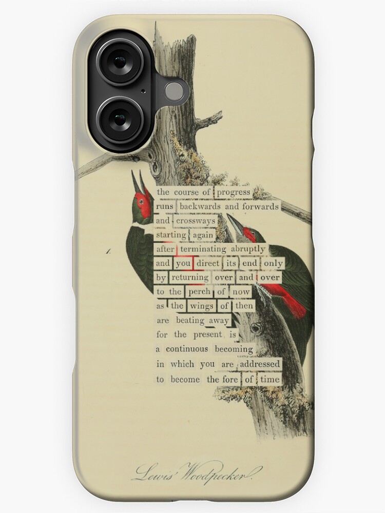 Thumbnail 1 of 4, iPhone Case, Bird Divination: Lewis's Woodpecker (almanacofbirds.org) designed and sold by mariapopova.