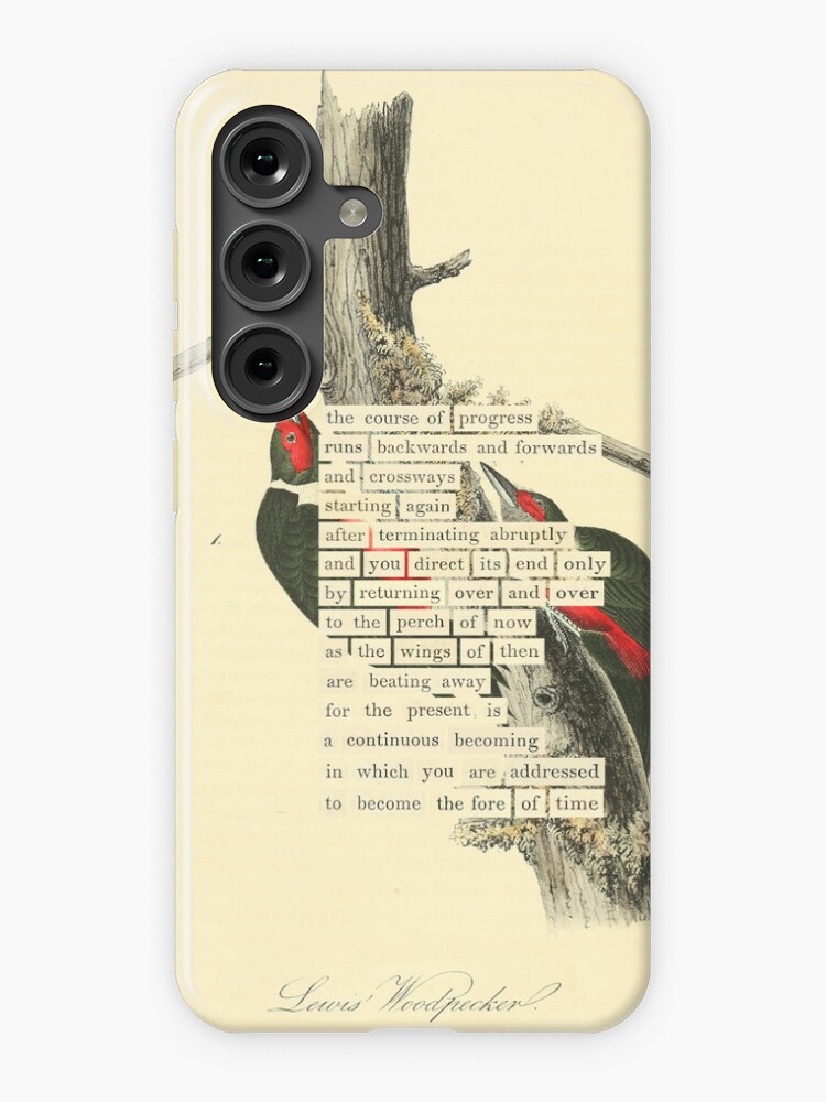 Thumbnail 1 of 4, Samsung Galaxy Phone Case, Bird Divination: Lewis's Woodpecker (almanacofbirds.org) designed and sold by mariapopova.