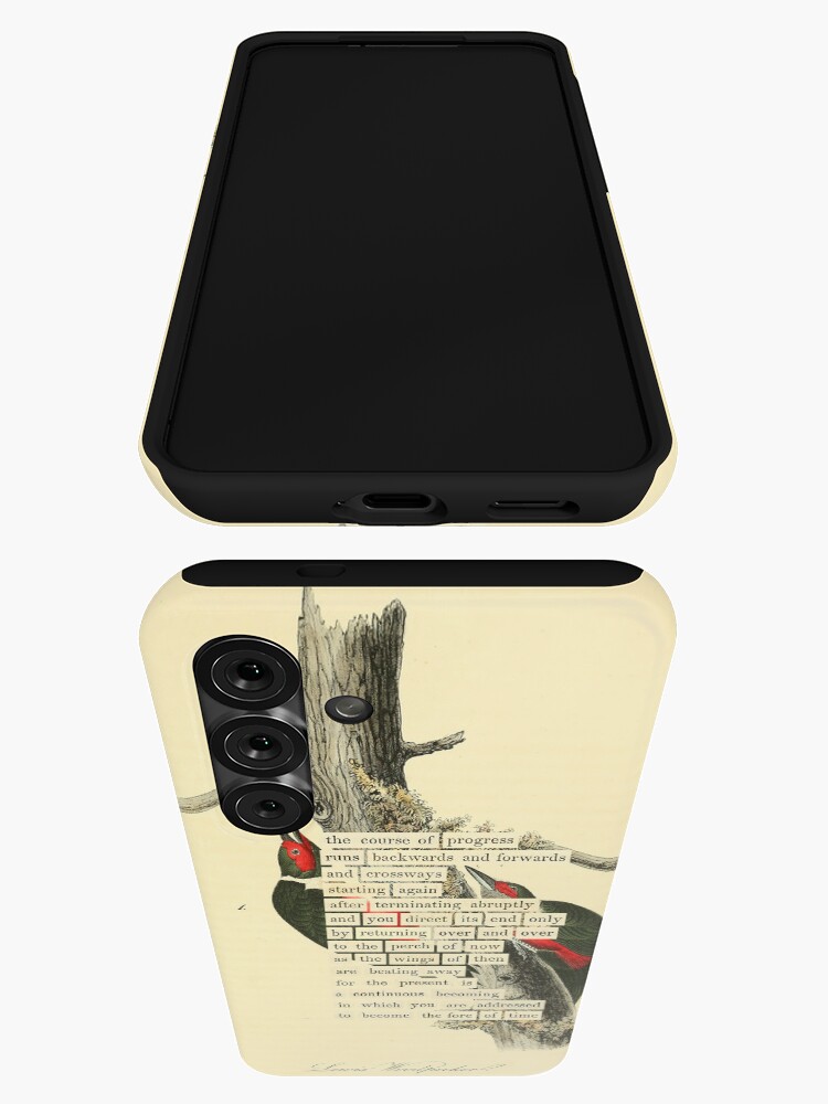 Thumbnail 3 of 4, Samsung Galaxy Phone Case, Bird Divination: Lewis's Woodpecker (almanacofbirds.org) designed and sold by mariapopova.