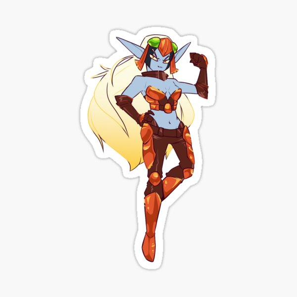 Item preview, Jak and Daxter Maia Sticker designed and sold by WatchrsWorkshop.