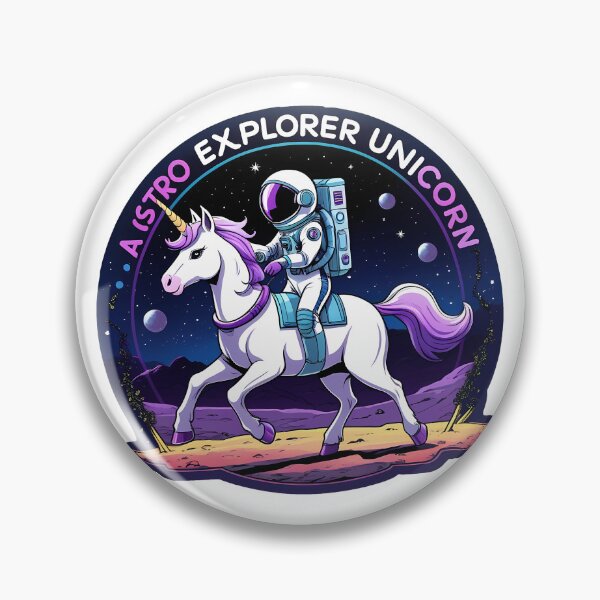 Item preview, Astro Explorer Unicorn designed and sold by zoughlal.