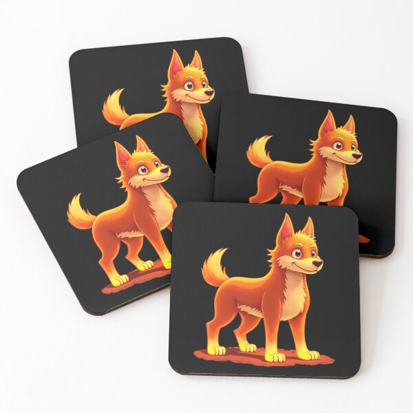 Item preview, A playful cartoon dog on a flying carpet designed and sold by Dakson Design - Fantasy Art.