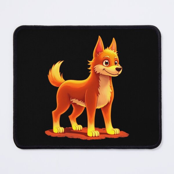 Item preview, A playful cartoon dog on a flying carpet designed and sold by Dakson Design - Fantasy Art.